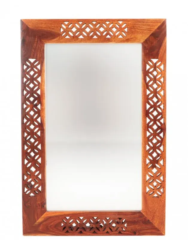 Spiegel Mira 60x90 aus indischem Sheesham-Massivholz