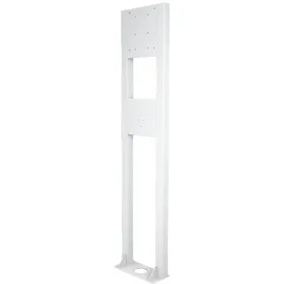 a-TroniX Standsäule für Wallbox Edelstahl weiß