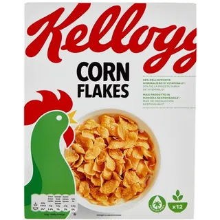 12x Kellogg's Corn Flakes Ohne Palmöl Ohne Farbstoffe Ohn Künstliche Aromen 375g