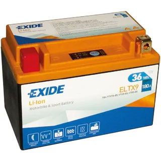Exide ELTX9 Lithium Motorradbatterie 12V 3Ah