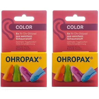 OHROPAX Color Schaumstoff Stoepsel (2x 8 Stück)