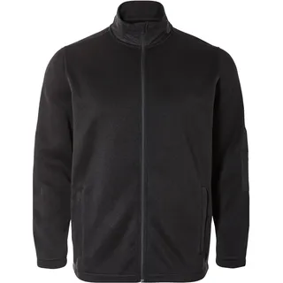 LIVERGY® Herren Jacke Strickfleece (Schwarz, 3XL(64/66))