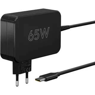 goobay USB-CTM-Ladegerät für Laptops, 65 W) schwarz