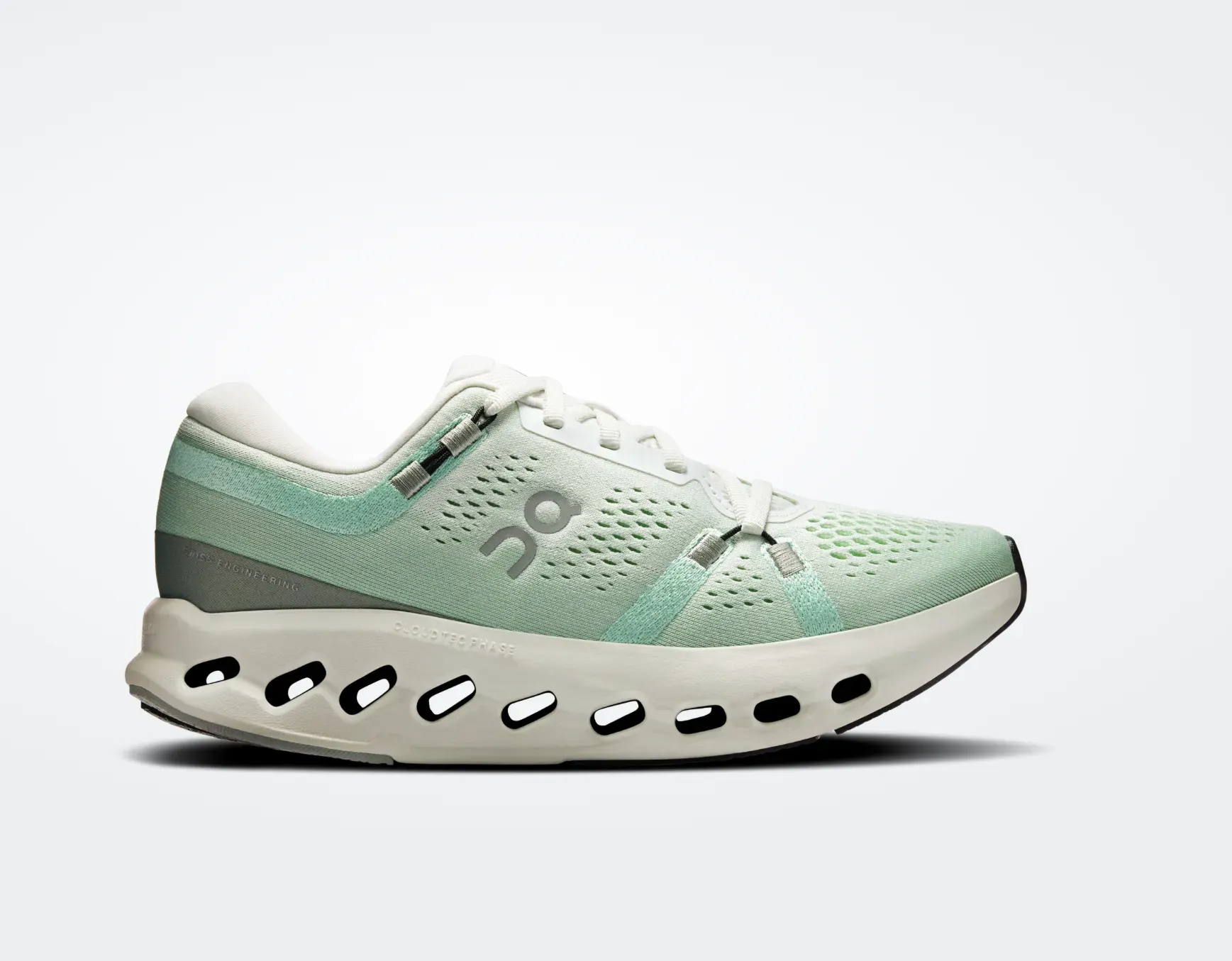 Mode&Accessoires ON ON Damen Runningschuhe Cloudsurfer 2 Ivory/Creek - Mehrfarbig - 39