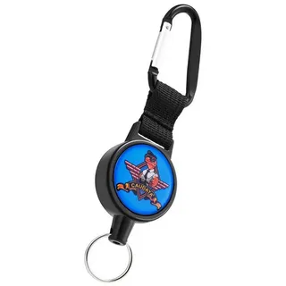 WEBBOMB Schlüsselanhänger Caudata 6630, Kunststoff, Jojo mit Stahlseil 70cm