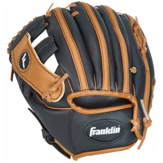 Franklin® Baseball-Handschuh, rechts (für Linkshänder), 9,5" (ca. 24 cm) - Schwarz