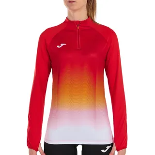 Joma Elite Langarmshirt , Damen, rot-weiß, M