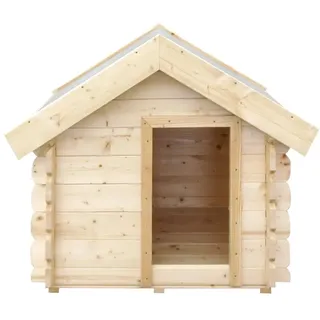 TIMBELA Hundehütte M401-1 (73 x 83 x 80 cm, Holz