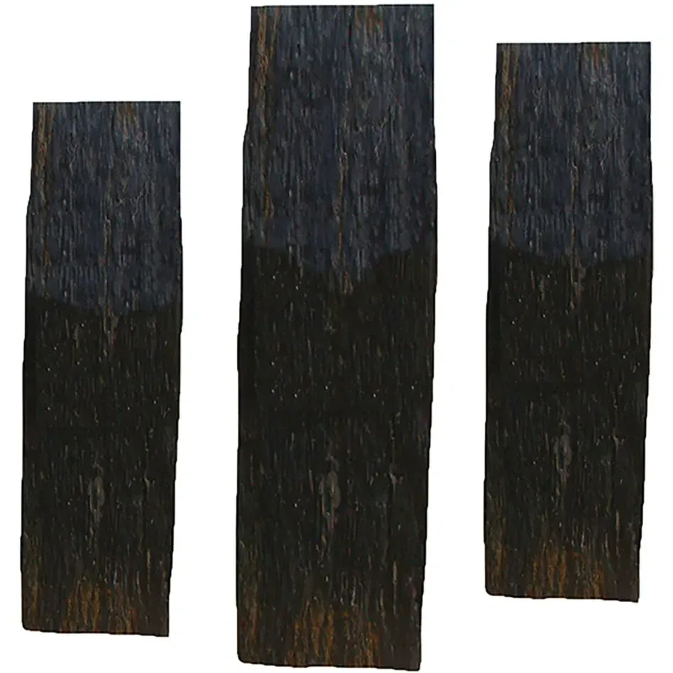 Sichtschutz Schiefer Platten Nero Sichtschutz Stele, 2,00x0,50 m