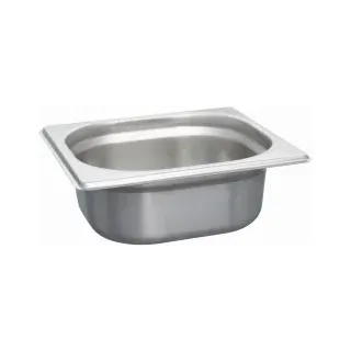 SCHNEIDER GN-Behälter 1/6, Edelstahl, Maße: 176 x 162 mm 530250 , Größe: 1,0 l, Tiefe: 65 mm
