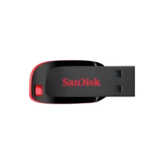 SanDisk Cruzer Blade 128 GB schwarz/rot USB 2.0