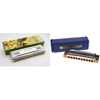 Hohner M569633 Echo Harp 96 C/G Mundharmonika & Blues Harp Mundharmonika in C-Dur