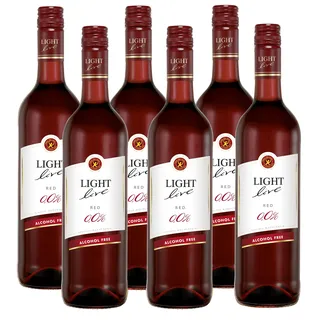 LIGHT live alkoholfrei 0,0% Wein Rot (6 x 0,75 l)