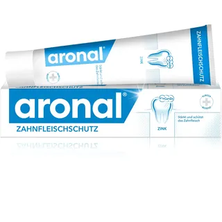 aronal Zahnpasta Zahnfleischschutz 75 ml – bekämpft Zahnbelag und schützt vor Karies – zur effektiven Zahnreinigung für gestärktes Zahnfleisch und frischen Atem