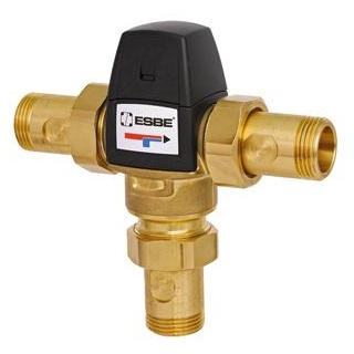 ESBE Trinkwassermischer 35°C - 60°C  mit Verschraubungen 3/4" AG