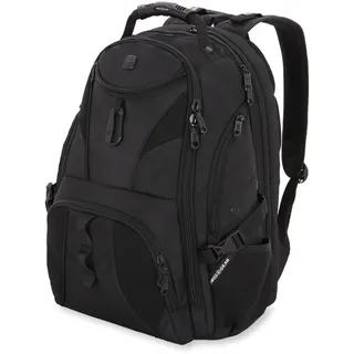 SwissGear Unisex 1900 Scansmart TSA 17 Zoll Laptop-Rucksack, schwarz/schwarz, 19-inch - 19-inch