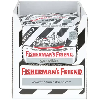 Fishermans Friend Salmiak ohne Zucker 25 g, 24er Pack