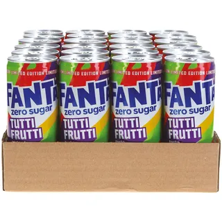 Fanta Tutti Frutti Zero 0,25 Liter Dose, 24er Pack