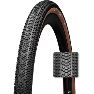 Hutchinson Touareg Race / Performance-Gravelreifen - Faltreifen - Tubeless 700 x 45 - Schwarz/Tan