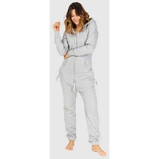 Moniz Damen Jumpsuit, Onesie, Overall (XS, Sand Grey) - XS