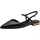 Damen Sling Pump mit Blockabsatz Leder 41 EU