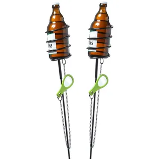YOUCAMP 2x Getränkehalter Spiralhalter für Gläser Kerzen Flaschenhalter H: 100cm | Gr.: onesize