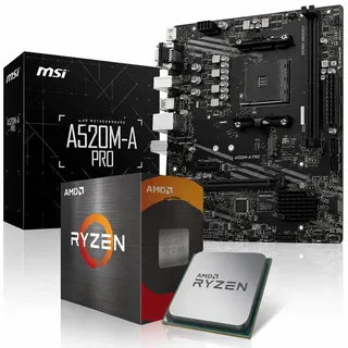 Memory PC Aufrüst-Kit Bundle Ryzen 5 5600G 6X 3.9 GHz Prozessor, 16 GB DDR4, A520M-A Pro Mainboard (zusammengebaut inkl. Bios Update + Funktionskontrolle)