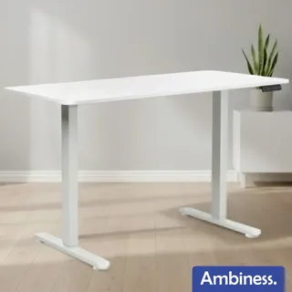 Ambiness höhenverstellbarer Schreibtisch FlexxPro 100x60 weiß