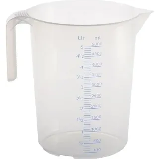 Hünersdorff Messkanne 5000 ml PP transp.D203xH257mm Griff offen