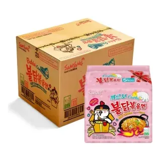 SamYang Samyang Buldak Nudeln Nudeln Cremige Instantnudeln 130g* 40 Packungen/Karton