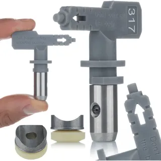 rosfix Hi-Flow 317 Lackierdüse (grau) für Lackiergerät