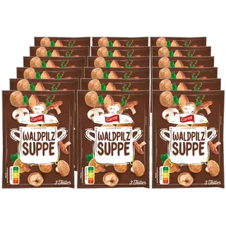 Carat Waldpilzsuppe insgesamt 0,75 Liter, 18er Pack