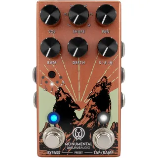 Walrus Audio Monumental Orange Stereo Harmonic Tap Tremolo - Effektgrät für Gitarren