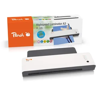 Peach PL125 Laminiergerät Heisslaminator 600 mm/min Weiß