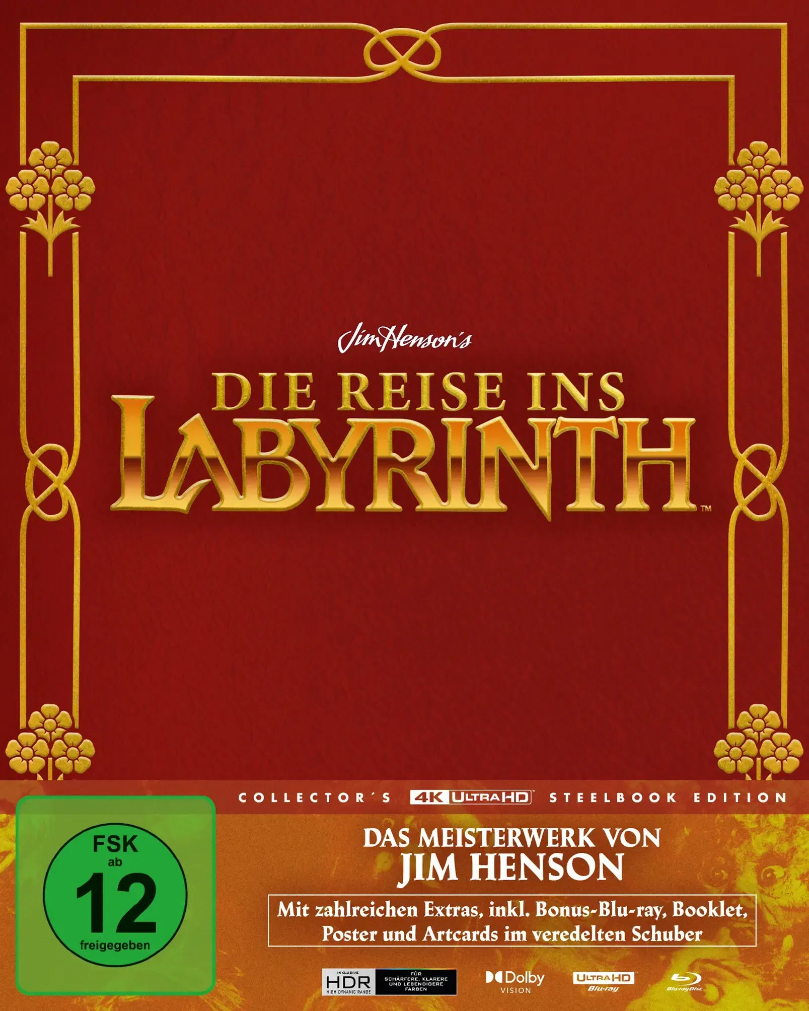 Die Reise ins Labyrinth - Collector¬¥s Steelbook Edition (4K-UHD+2 Blu-rays) (Shop)