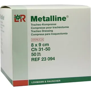 Lohmann & Rauscher Metalline Tracheo Kompressen 8x9 cm 50 St