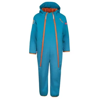 TROLLKIDS Nordkapp Overall - Deep Lagoon / Cinnamon - 92