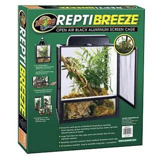 Zoo Med Zoomed Reptibreeze Terrarium - Black - 61x61x122cm