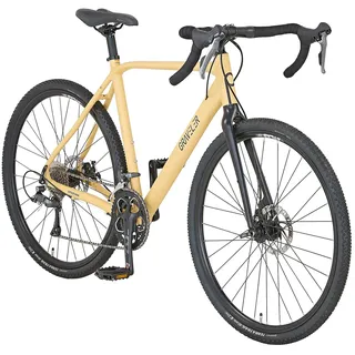 Prophete Gravel-Bike Graveler Herren Sandbeige Matt 28 Zoll