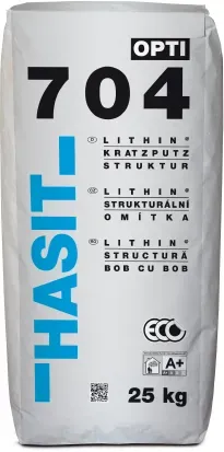 Hasit 704 Kratzputzstruktur-Putz opti weiß 2,0 mm i. S. a 25 kg