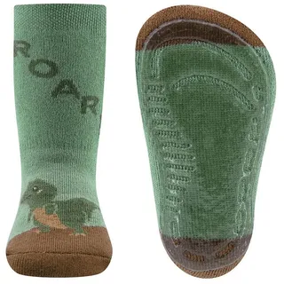 Ewers ABS-Socken Stoppersocken Dino braun 27-28