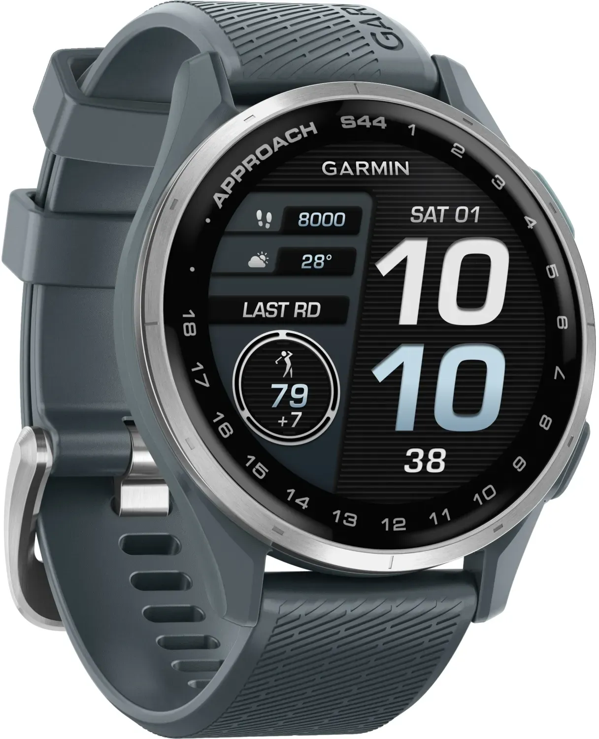 Garmin Approach S44, blaugrau
