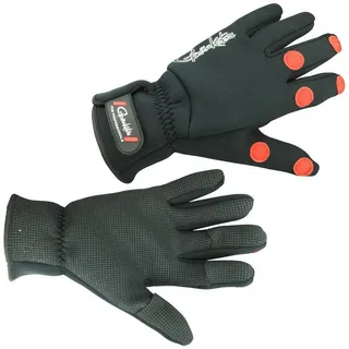 Gamakatsu Power Thermal Gloves Rot/Schwarz XL