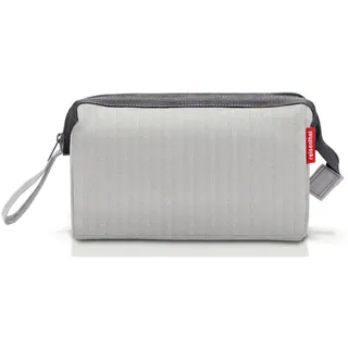 Reisenthel travelcosmetic - Starke robuste und praktische Reisekosmetiktasche, Handschlaufe, wasserabweisendes Material, Couleur:Herringbone Grey