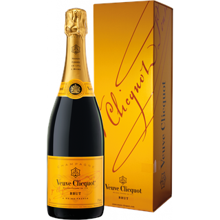 Veuve Clicquot Brut in der Geschenkpackung