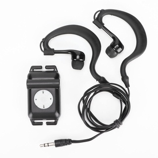 Dpofirs Wasserdichter MP3-Player Zum Schwimmen, 4 GB, Kompatibel mit USB2.0-Spezifikationen, IPX8 Wasserdicht, Schwarz