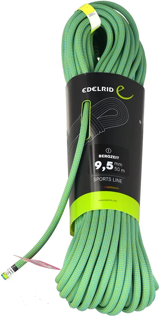 Edelrid Bergzeit 9.5 dry Kletterseil (Größe 60M)