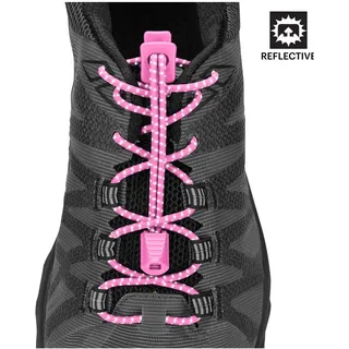 Nathan Run Lace Reflective Lacets / guêtres / semelles / pointes athlétisme - Rose - TU