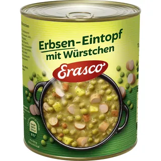 Erasco Erbsen mit Würstchen Eintopf 800,0 g, 1 St.