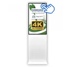 Digitale Infostele Trendline, 43" 4K UHD, schwarz, einseitig - Digital Signage Made in EU